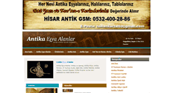 Desktop Screenshot of antikaesyaalanlar.net